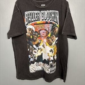Cash Money Records Baller Blockin Vintage Style T Shirt Large Rap Hip Hop